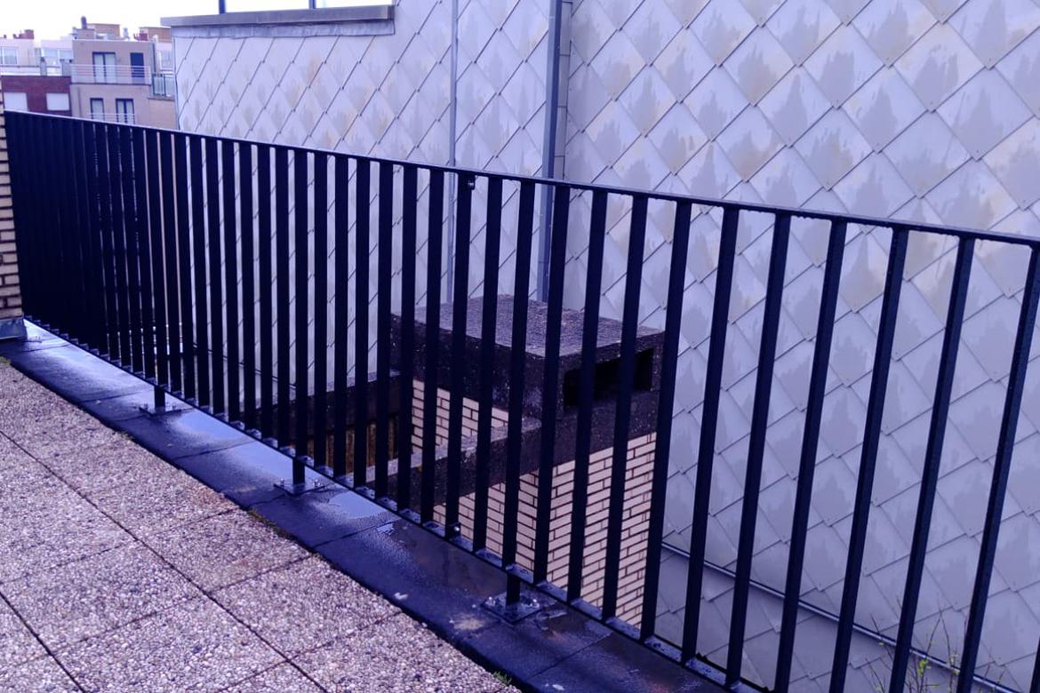 Balustrade dakrand